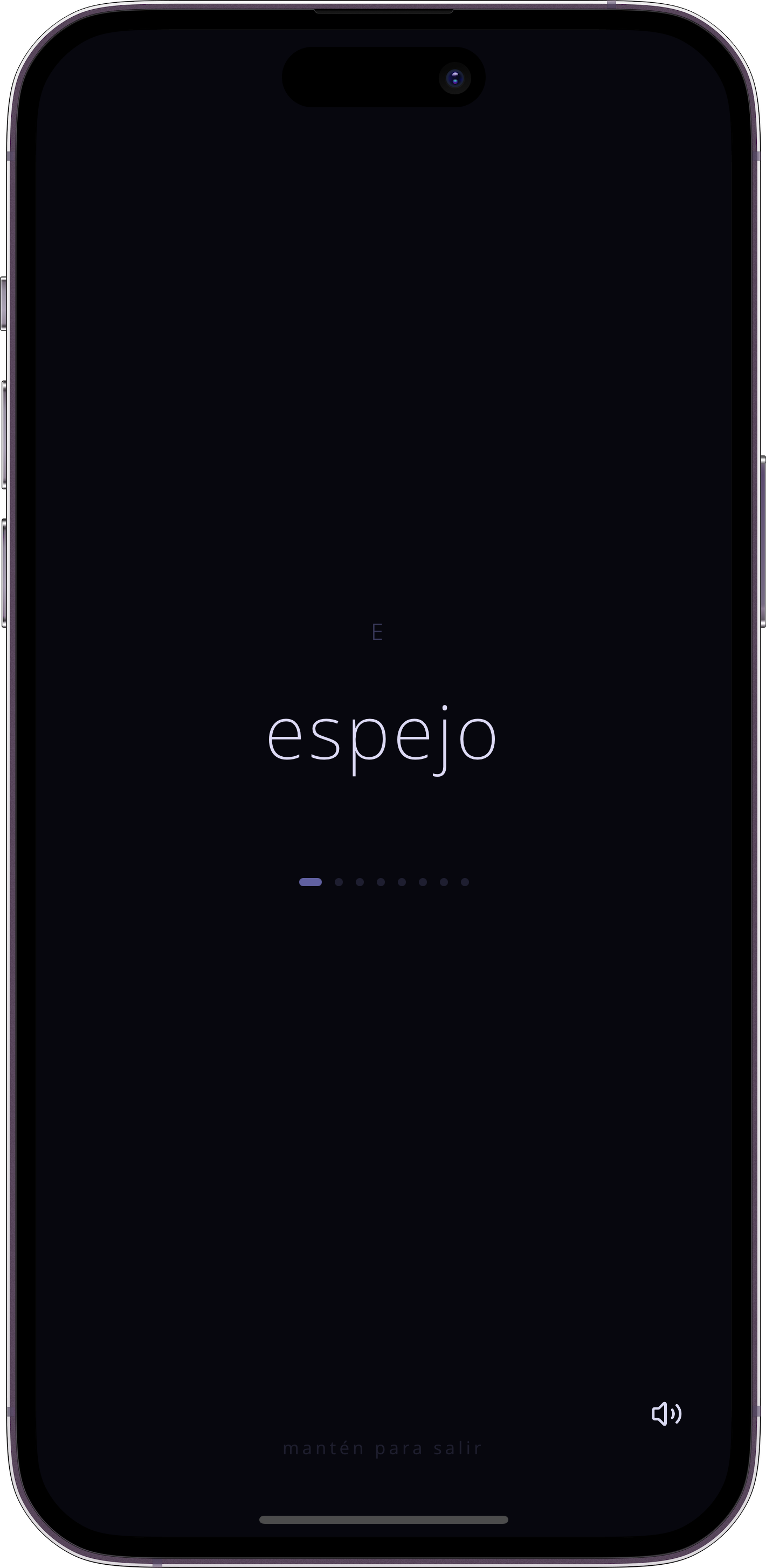 Shuffli mostrando la siguiente palabra de sueño sin relación